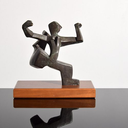 Louise Nevelson "The Chase" Bronze Figural Sculpture