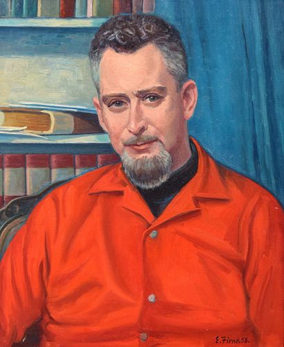 Ernest Fiene Portrait Painting