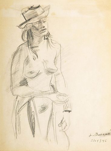 Louis George Bouche, Female Nude Figure