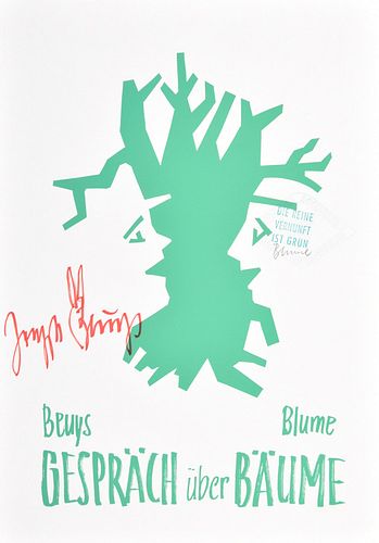 Joseph Beuys & Bernhard Blume Lithograph, Signed Edition