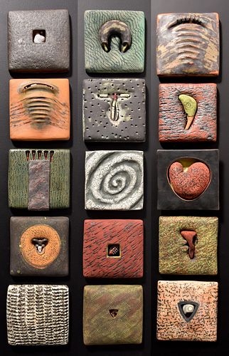 15 Kathy Triplett Stoneware Tiles