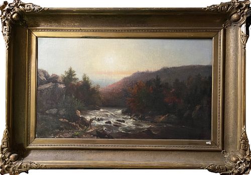 Hudson River School Oil Painting