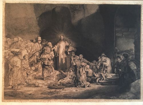 Rembrandt Old Master Engraving