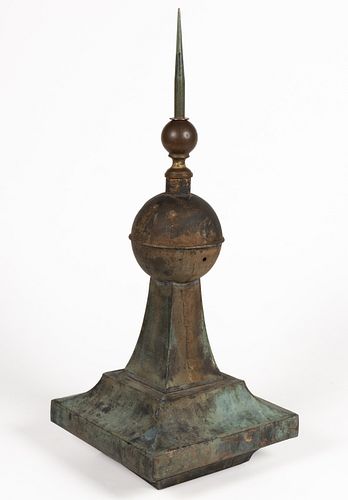 MOLDED-COPPER ARCHITECTURAL ROOF FINIAL