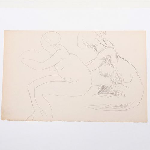Henri Matisse (1869-1954): Deux etudes de nus