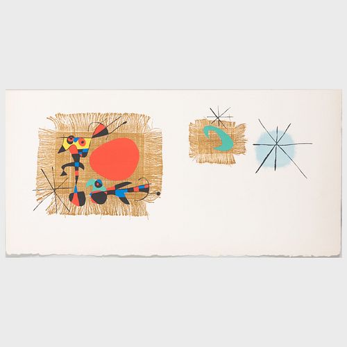 Joan Miró (1893-1983): Aimé Maeght's Greetings for 1959