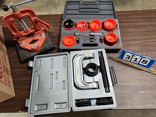 BX PIPE CLAMP, 3 IN 1 SERVICE KIT - BALL JOINT UNIV JOINT, TRUCK BRAKE ANCHOR AND OIL FILTER WRENCHES