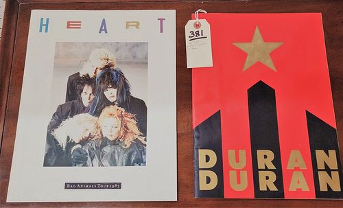 DURAN DURAN AND HEART BAD ANIMAL TOUR 1987 PROGRAM PHOTOBOOK