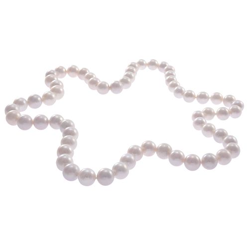 Cultured South Sea Pearl, Continuous Strand Necklace