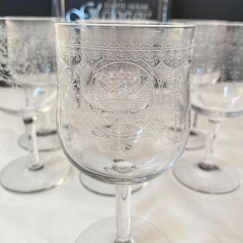 Presidential Seal Etched Glassware
