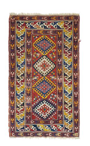 Antique Kazak Rug, 3’7” x 5’10” (1.09 x 1.78 M)