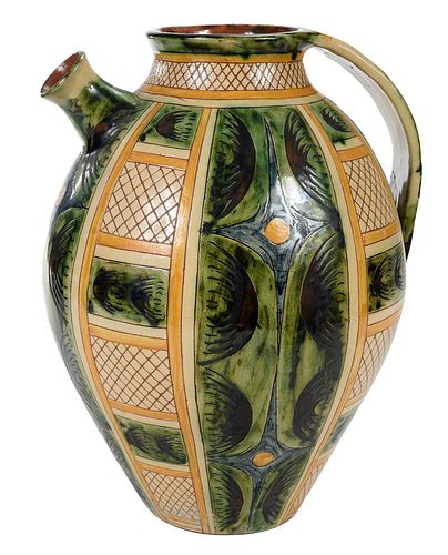 Della Robbia Pottery Pitcher Vase