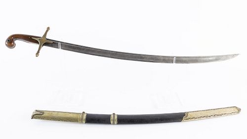Sabre with Latin Inscription, Possibly Persian
