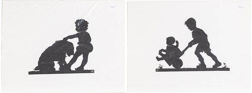 Helen Hatch Inglesby Group of 2 Silhouettes