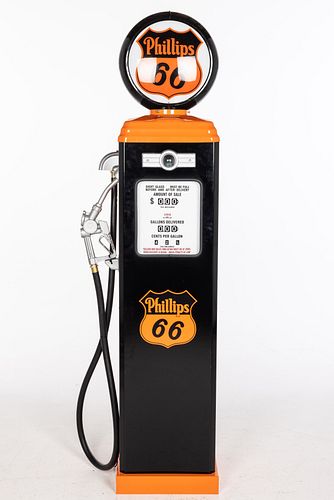 Phillips 66 Gas Pump, 21st Century Reproduction