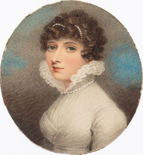 Attrib. Adam Buck, Miniature of Lady G. Stewart