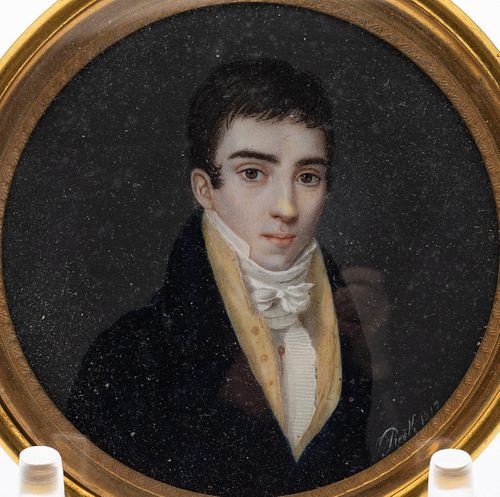 Portrait Miniature of Commander Jeudy, 1812