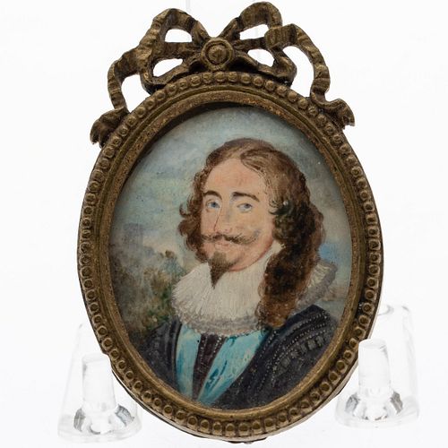 Portrait Miniature of a Man with a Goatee, Early 20th C