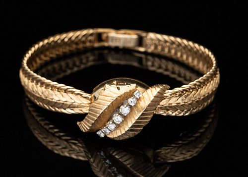 Herna 14K Gold and Diamond Ladies' Watch