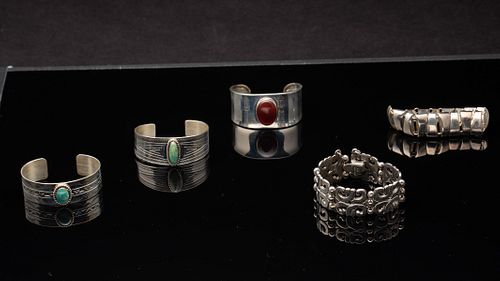5 Sterling Silver Bracelets