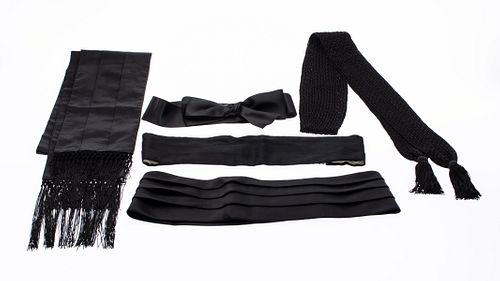 Women's Black Tie Items Incldg Chanel, YSL & Armani