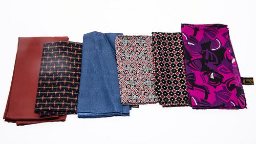 Pucci Silk Pocket Square and 5 Others