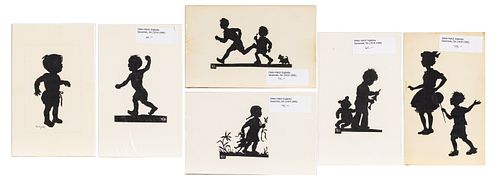 6 Helen Hatch Inglesby Silhouettes of Children