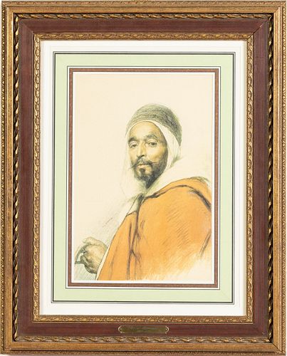 Eugene Burnand, Portrait of Mohamed Osman from Oran
