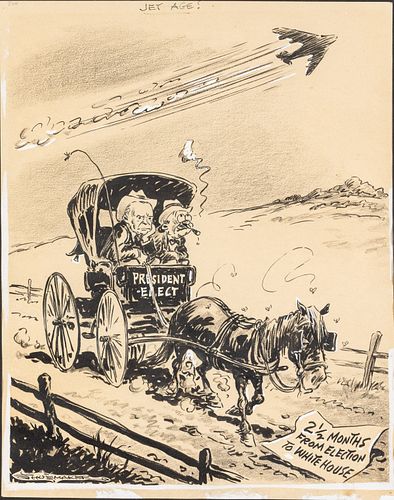 Vaughn Shoemaker (1902-1991), Political Cartoon