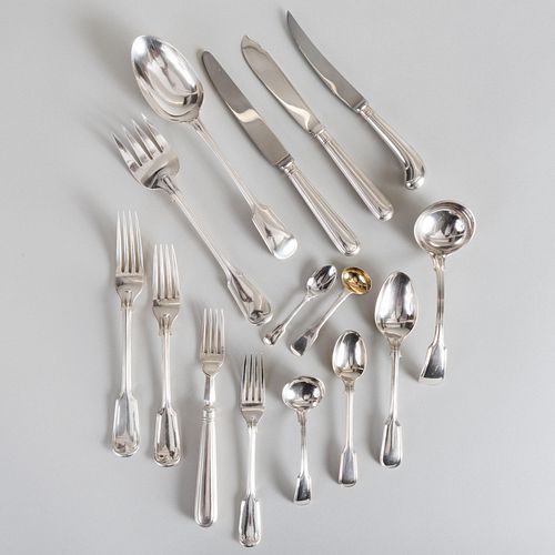 Assembled English Silver Table Service