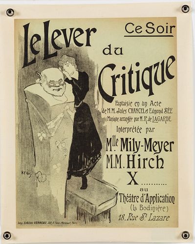 Ibels (1867-1936), Le Lever Du Critique, c. 1895