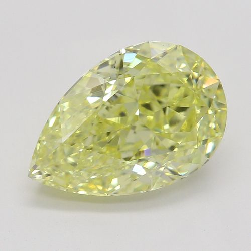 2.24 ct, Natural Fancy Yellow Even Color, VS2, Pear cut Diamond (GIA Graded), Appraised Value: $81,500 