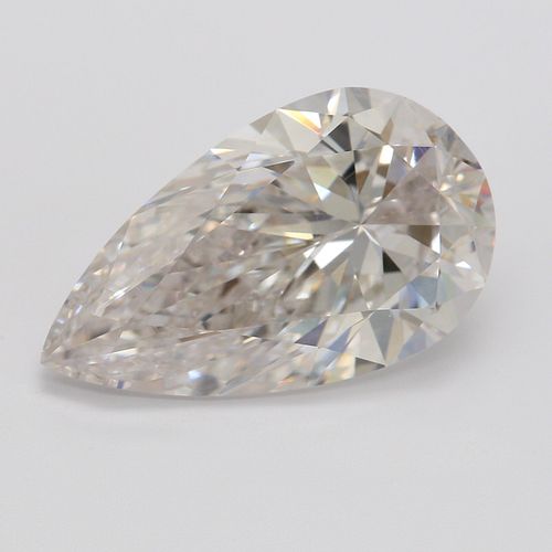 5.02 ct, Natural Faint Pinkish Brown Color, VS2, Pear cut Diamond (GIA Graded), Appraised Value: $451,700 
