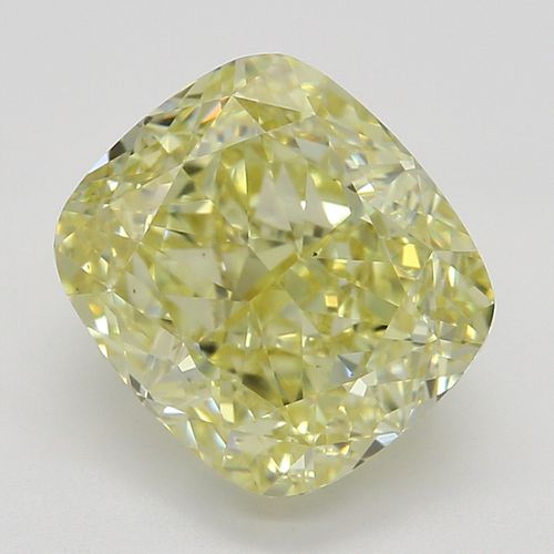 2.24 ct, Natural Fancy Yellow Even Color, VS2, Cushion cut Diamond (GIA Graded), Appraised Value: $52,400 