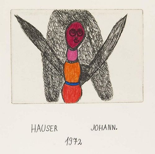 Hauser, Johann
o.T. (oranges Quadrat u. Engel). 19
