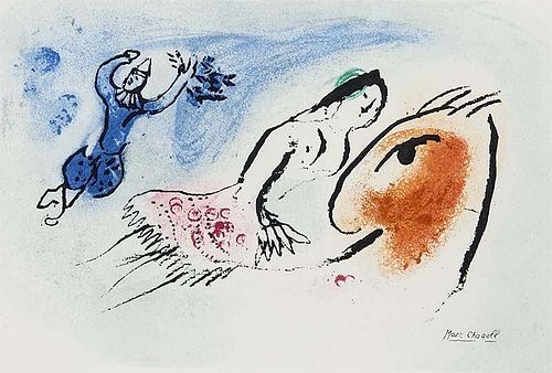 Chagall, Marc
Glückwunschkarte für Aimü Maeght (Ca
