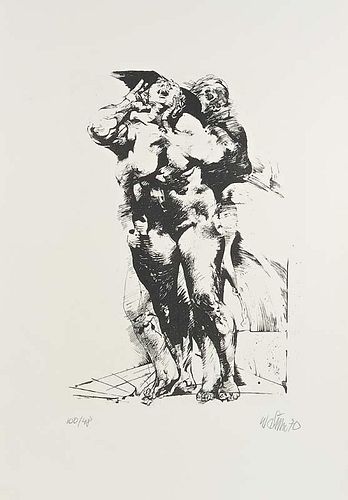 Sitte, Willi
Rufende. 1970. Lithographie auf Masch