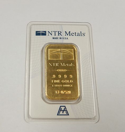 NTR Metals Fine Gold 1 Troy Ounce Bars.