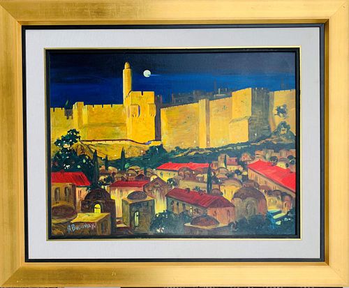 Bushinsky  Original painting on canvas  "Old City  "