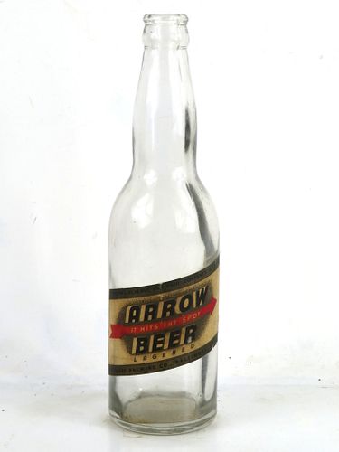 1942 Arrow Beer 12oz Longneck Bottle Baltimore Maryland