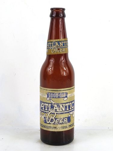 1945 Atlantic Beer 12oz Longneck Bottle Norfolk Virginia