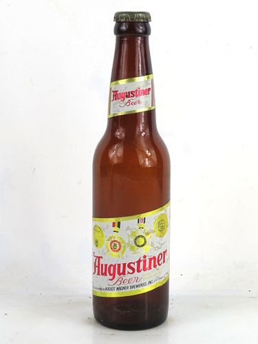 1963 Augustiner Beer 12oz Longneck Bottle Columbus Ohio