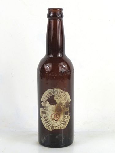 1901 Ballantine's Extra Porter 11oz Longneck Bottle Newark New Jersey