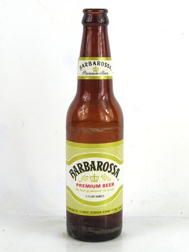 1968 Barbarossa Premium Beer 12oz Longneck Bottle La Crosse Wisconsin