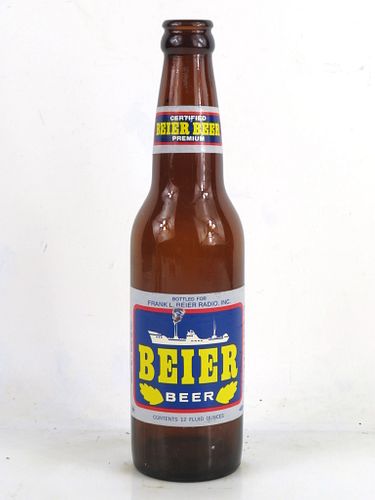 1972 Beier Beer 12oz Longneck Bottle New Orleans Louisiana