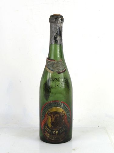 1898 Burton Ale 12oz Longneck Bottle Boston Massachusetts