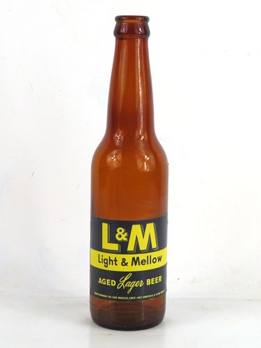 1970 L&M Beer 12oz Longneck Bottle Los Angeles California