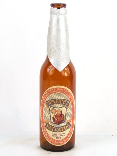 1951 Munchner Salvator Bier 12oz Longneck Bottle Munich Germany