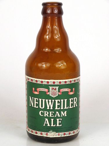 1959 Neuweiler Cream Ale 12oz Steinie Bottles Allentown Pennsylvania
