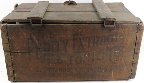 1920 Reif's Special Malt Beverage Wooden Crate Chatanooga Tennessee
